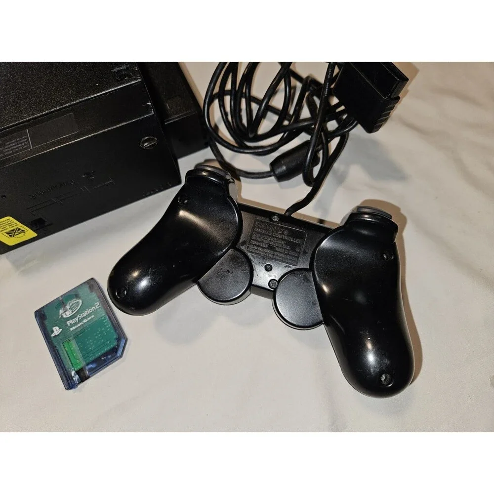 SONY PlayStation 2 Original PS2 Gaming System Bundle SCPH-39001 Console WORKS